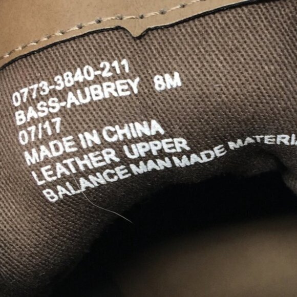 3/$25 Bass Aubrey Fur Trim Suede Leather Boots 8M - Picture 5 of 8